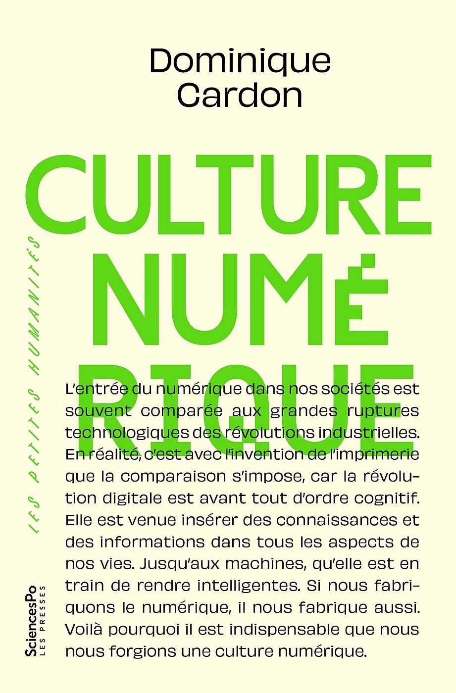 Culture numérique (LES PETITES HUMANITES) (French Edition)