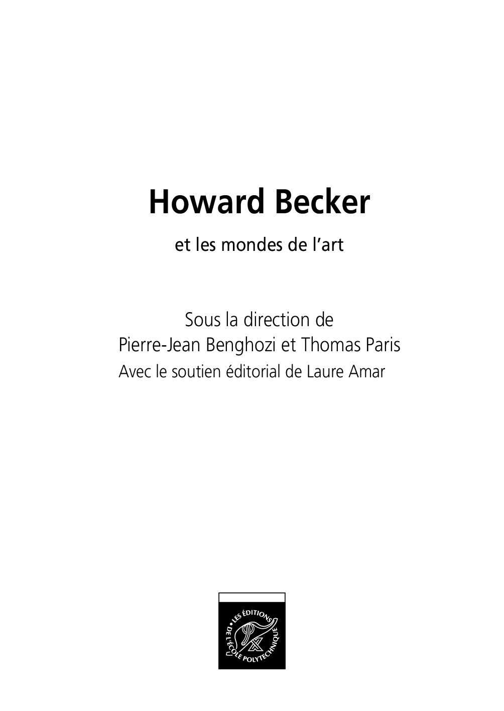Howard Becker et les mondes de l'art