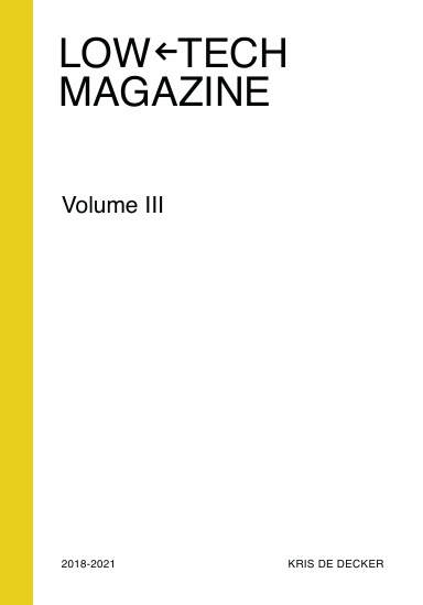 Low-tech Magazine - Volume III